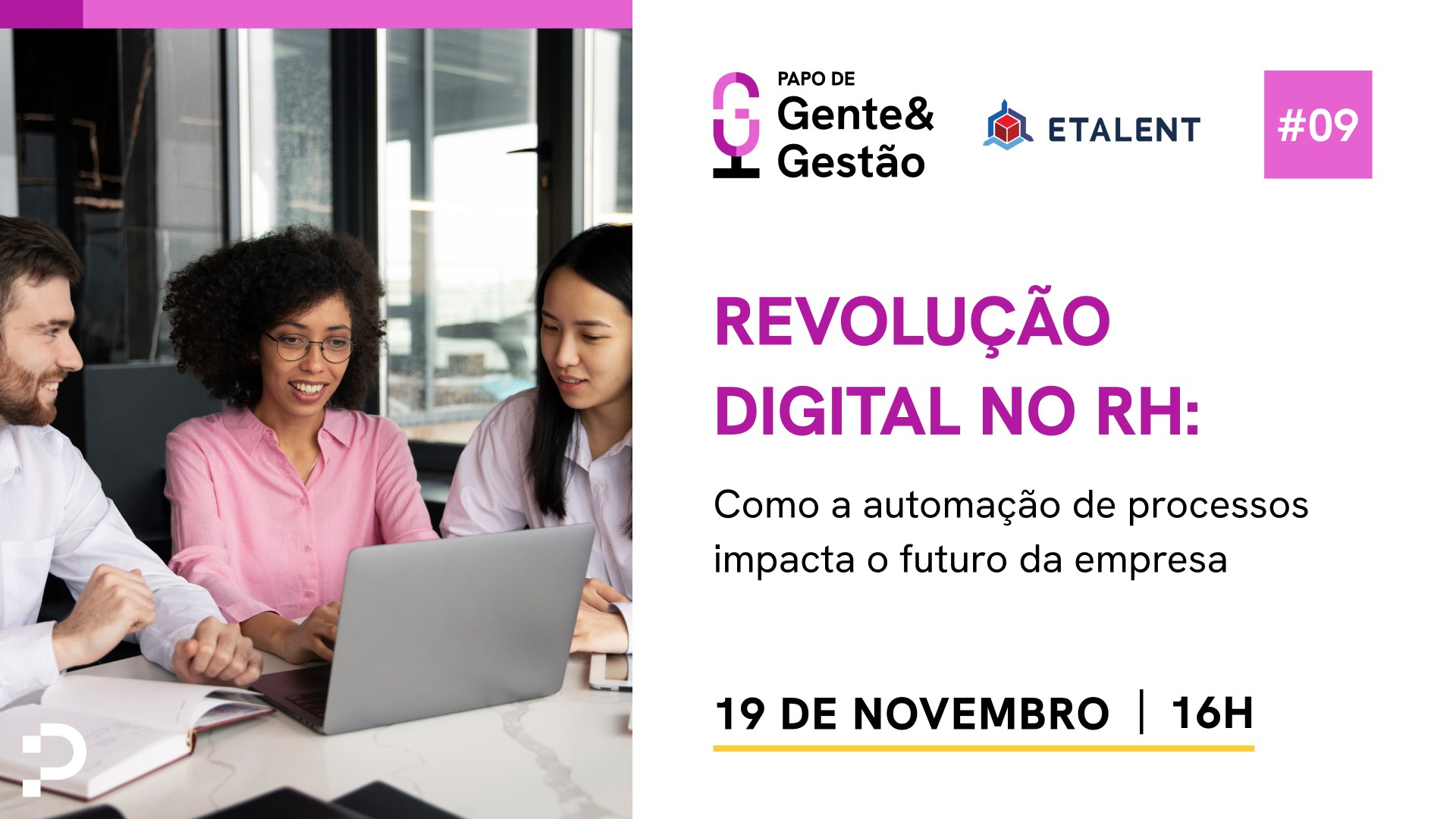 Thumbnail webinar revolução digital no RH
