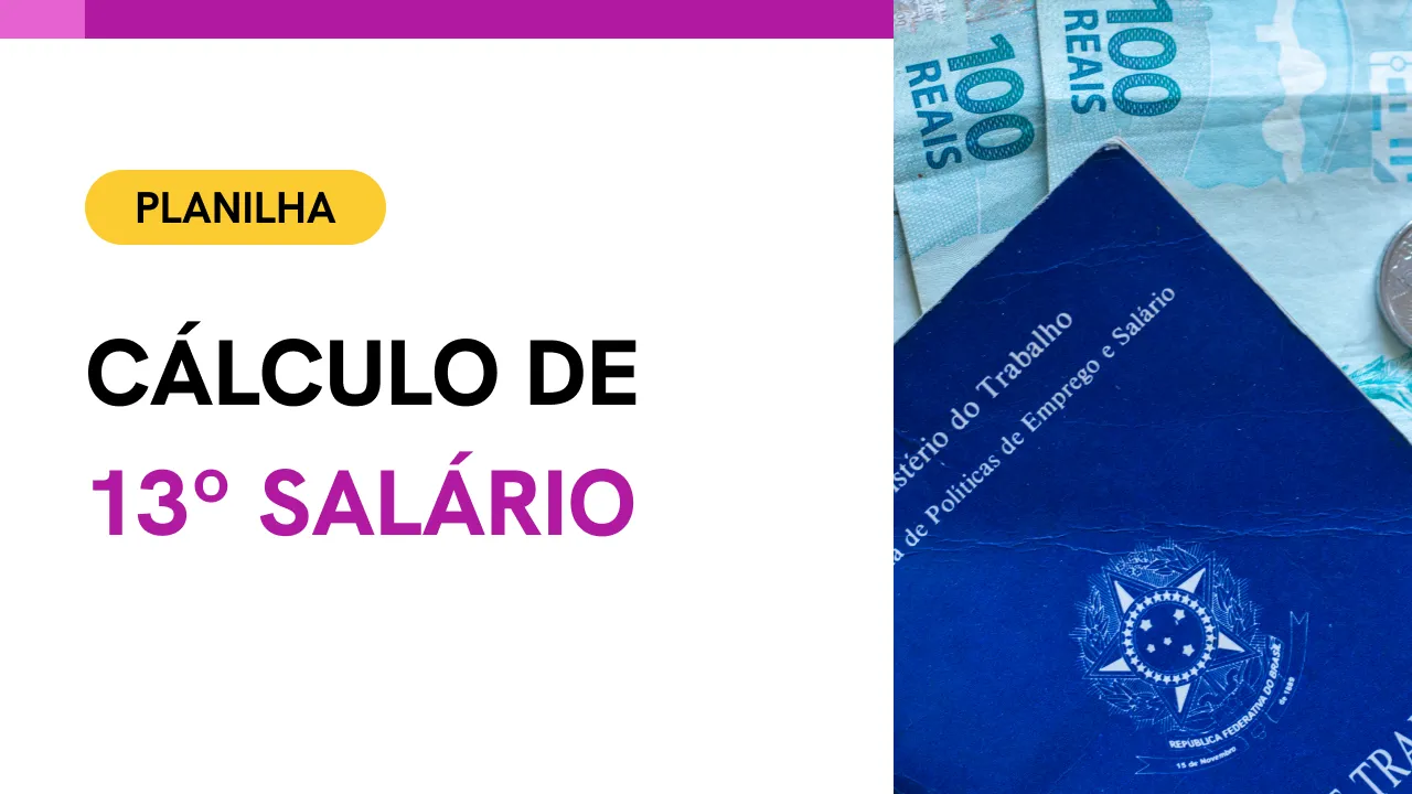 Planilha de cálculo do 13º salário