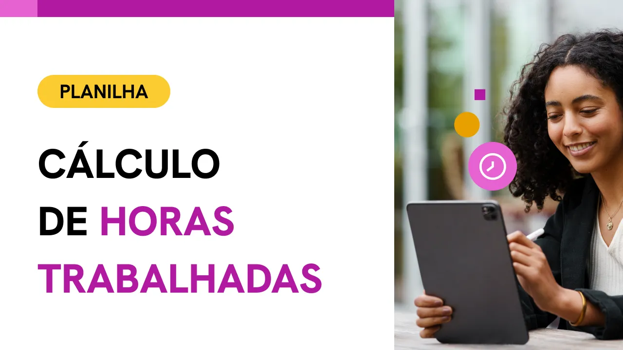 Planilha de cálculo de horas trabalhadas