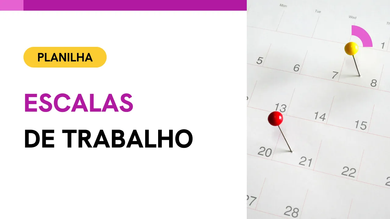 Planilha de escalas de trabalho