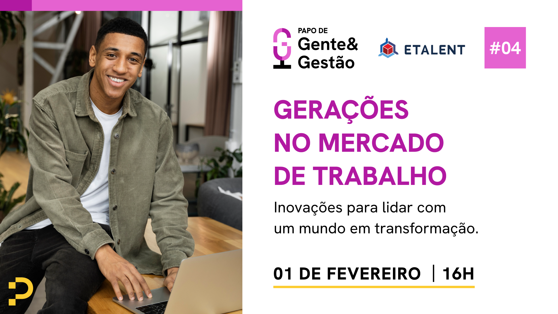 Thumbnail webinar gerações no mercado de trabalho